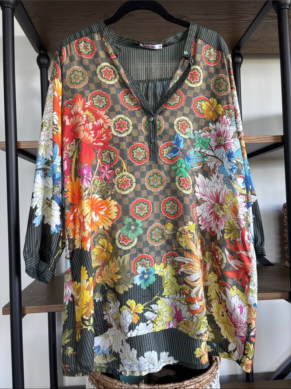 Johnny Was Bettina Silk Tunic